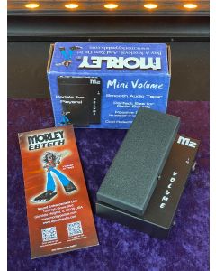 Morley M2 Mini Passive Volume Pedal - Black - MINT! SN0916