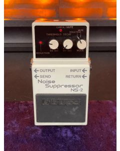 Boss NS-2 Noise Suppressor (Silver Label) Guitar Effect Pedal SN0916