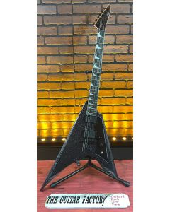 ESP LTD Kirk Hammett KH-V Electric Guitar w/ Case Black Sparkle