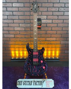 TGF Chop Shop Custom Modified PRS SE Sandblasted CE 24 "PUNKY PINK" Electric Guitar w/ Gig Bag SN0729