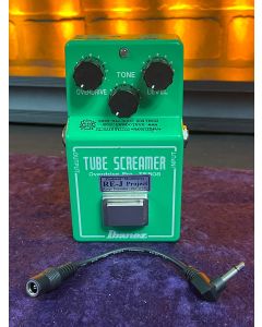 Ibanez TS9 Tube Screamer RE-J Project JRC4558D Analog.Man TS808 Silver Mod Overdrive Pedal - MIJ Made In Japan SN0805