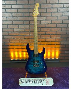 Charvel Pro-Mod DK24 HH 2PT CM QM, Caramelized Maple Fingerboard, Chlorine Burst w/ Gig Bag SN1001