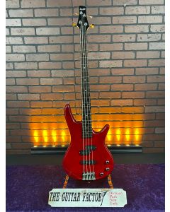 Ibanez GSR200 Gio Electric Bass Guitar - Transparent Red - 2000's - 3 Knob - SN1001