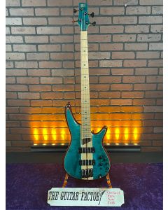 Ibanez SR1420BCGL Premium 4-string Electric Bass Guitar - Caribbean Green Low Gloss TGF11