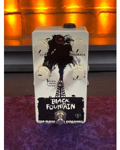 Old Blood Noise Endeavors Black Fountain Delay Pedal (White) SN0819