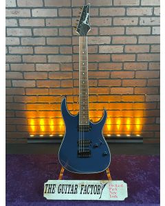2023 Ibanez RG421EX RG Series 6-String Electric Guitar Prussian Blue Metallic SN0819