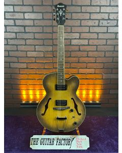 Ibanez AF55-TF Full Hollow-Body Electric Guitar -MINT- W/ Hard Case SN0366