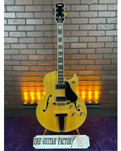 60's Yamaha AE-11 Made in Japan Hollow Body Electric Guitar - Natural w/ Hard Case - Excellent SN1014