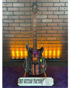 TGF Chop Shop Custom Modified PRS SE Sandblasted CE 24 "Mardi Gras" Electric Guitar w/ Gig Bag SN0922