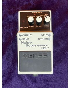 BOSS NS-2 Noise Suppressor Guitar Effects Pedal White SN1022