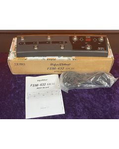 Hughes & Kettner FSM-432 MK III MIDI Board Foot Controller - MINT! SN1021