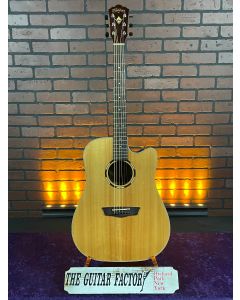 Washburn WLD20SCE Woodline 20 Dreadnought Acoustic Electric Guitar Cutaway Natural w/ Hard Case SN0929