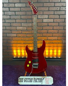 Rare 1980s Kramer Focus 6000 Left Handed Electric Guitar- Modded -Red- Japan-SN0930