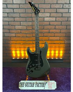 Rare 1987 Kramer ZX30 Left-Handed "Super Strat" Electric Guitar -Black- Korea - SN0930