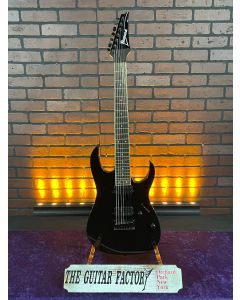 2006 Ibanez RG7321 7-string solid-body fixed bridge electric guitar -Black- w/ Hard Case SN6560