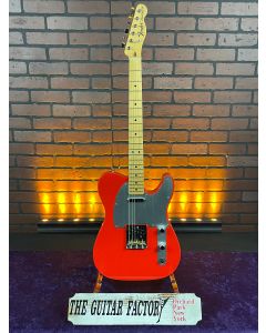 Fender Made in Japan Limited International Color Telecaster, Maple Fingerboard, Morocco Red/Silver w/ Fender Hard Case SN1021