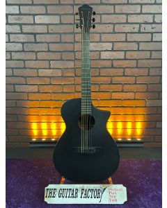 Ibanez AEWC621 Auditorium Acoustic-Electric Guitar Blackout Flat TGF11