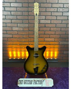 Danelectro Convertible Acoustic-Electric Guitar - Tobacco Sunburst w/ Gig Bag SN1105