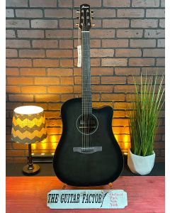 Ibanez AAD50CE Advanced Acoustic-Electric Grand Dreadnought Guitar Transparent Charcoal Burst TGF11