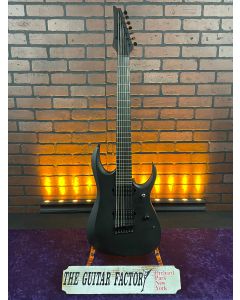 Ibanez RGDRB71 BKF Iron Label 7 String Electric Guitar Black TGF11