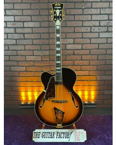 D'Angelico Excel EXL-1 Left Handed Hollow Body Archtop -Sunburst- w/ Hard Case SN1028