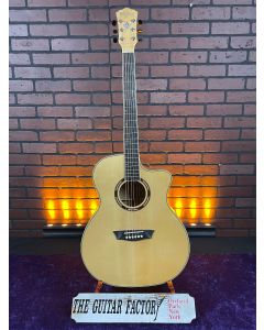 2021 Washburn AG40CE Apprentice Series Grand Auditorium Acoustic-Electric, Spruce Top, Maple SN1119