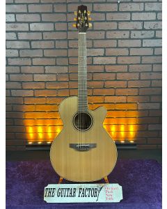 Takamine P3NC NEX Cutaway Acoustic Electric Guitar With Case, Natural Satin - MINT Store Demo!