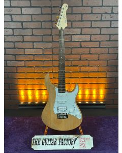 Yamaha PAC112J Double-Cutaway Electric Guitar - Yellow Natural Satin Finish W/ Gig Bag SN1111