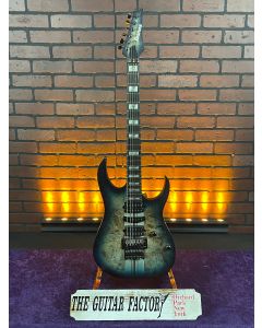 2023 Ibanez Premium RGT1270PB Guitar - Cosmic Blue Starburst Flat Electric Guitar w/ Hard Case SN1111