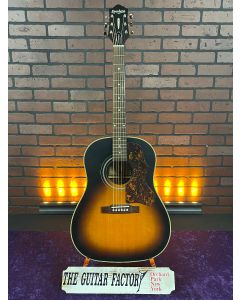2015 Epiphone Masterbilt AJ-45ME Acoustic-Electric Guitar - Vintage Sunburst  w/ Hard Case SN1123