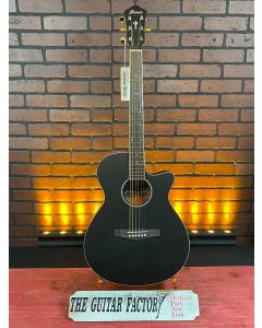 Ibanez AEG7MHWK Acoustic-Electric Guitar - Weathered Black TGF11