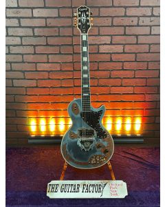 TGF Chop Shop "Blades of Chaos" Epiphone JJN Custom Les Paul Electric Guitar "Relic" w/ Case SN1202
