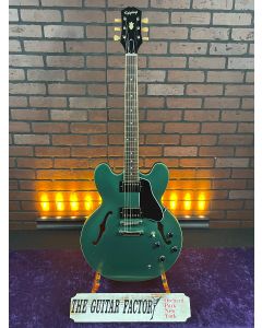 Epiphone ES-335 Traditional Pro Semi-Hollow Electric Guitar - Inverness Green w/ Hard Case SN1123