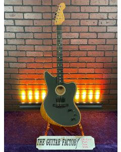 2022 Fender American Acoustasonic Jazzmaster, Tungsten, Ebony Fingerboard w/ DLX Gig Bag SN1202