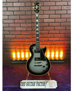 2019 Epiphone Les Paul Custom Pro Silverburst Electric Guitar w/Gig Bag SN1203