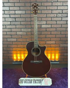 Ibanez AE100BUF Grand Auditorium Acoustic-Electric Guitar Burgundy Flat TGF11