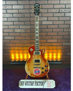 TGF Chop Shop Epiphone "69 Relic" Les Paul Standard Cherry Sunburst Electric Guitar w/ Hard Case SN1203