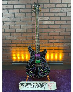 TGF Chop Shop Custom Modified PRS SE Sandblasted CE 24 "Oil Slick" Electric Guitar w/ Gig Bag SN3472