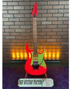 TGF Chop Shop Ibanez Modified JEMJRSP Jem Jr Steve Vai Signature "Pink Dream" SN1223