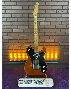 TGF Chop Shop Fender "Paranormal Reimagined" Relic Esquire Deluxe Solidbody Electric Guitar Partscaster- Mocha W/ CASE SN1224