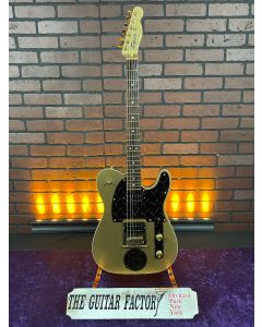 TGF Chop Shop Fender Squier Custom John 5 Signature J5 Telecaster Electric Guitar - Frost Gold/Black - w/Hard Case SN1230
