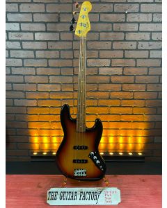 Fender Jaco Pastorius Fretless Jazz Bass Guitar 3-Tone Sunburst TGF11