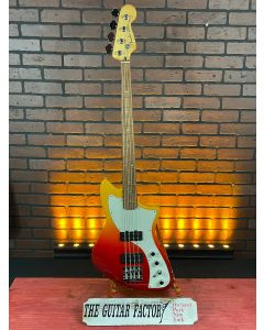Fender Player Plus Active Meteora Electric Bass. Pau Ferro Fingerboard, Tequila Sunrise TGF11
