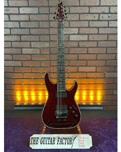 Schecter Hellraiser C-7 FR 7 String Electric Guitar - Black Cherry - w/ Schecter Hard Case SN0121