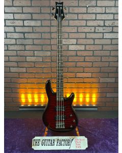 2010 Schecter Raiden Special-4 Diamond Series 4 String Bass Black Cherry SN2229