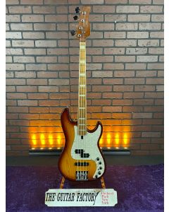 2022 Sire Marcus Miller P8 Swamp Ash P/J 4-String Bass, Sunburst - MINT! SN0131