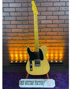 2014 Squier Classic Vibe Telecaster '50s Left-Handed, Maple Fingerboard, Butterscotch Blonde. w/ Hard Shell Case SN1877
