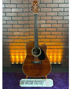 2009 Takamine EF-340SC GN - Cedar Top, Natural Brown - W/ Hard Case, Acoustic Electric Guitar - Made in Japan SN0187