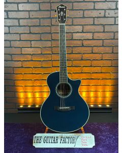 Ibanez AE200JR Acoustic-electric Junior Guitar - Dark Tide Blue Flat TGF11
