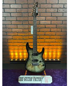 Ibanez Premium AZ427P1PB 7-String Electric Guitar Charcoal Black Burst TGF11